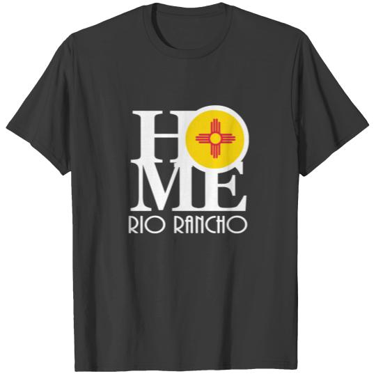 HOME Rio Rancho (white text) T-shirt