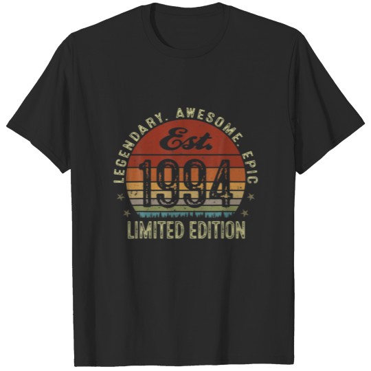 Discover Est. 1994 Vintage 1994 Limited Edition 28Th Birthd T-shirt