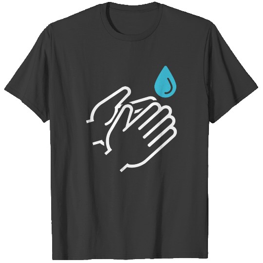 Hand washing polo T-shirt