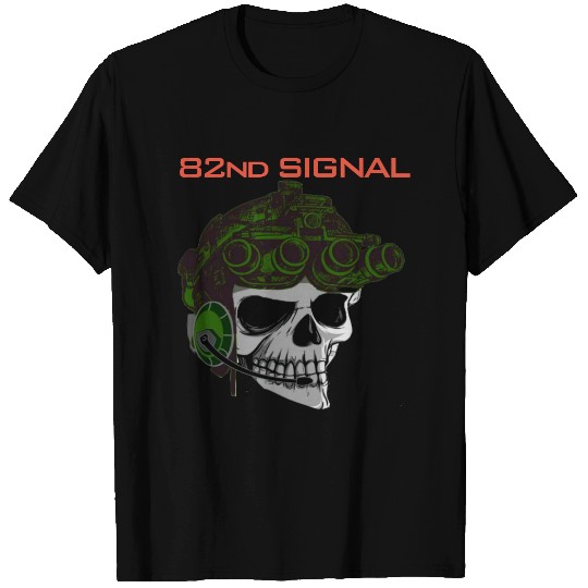 82nd Signal radiohead paratrooper T-shirt
