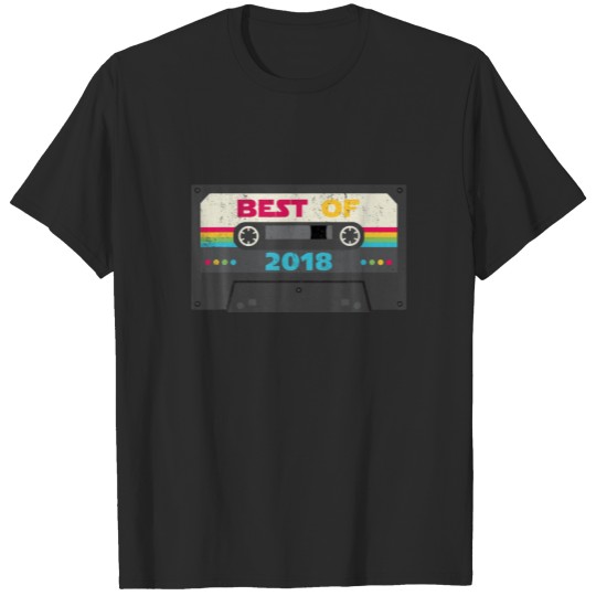 Best Of 2018 Cassette Tape Gift 2Nd Birthday T-shirt