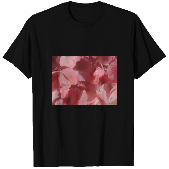 Pink geranium: almost solid Light pink T-shirt