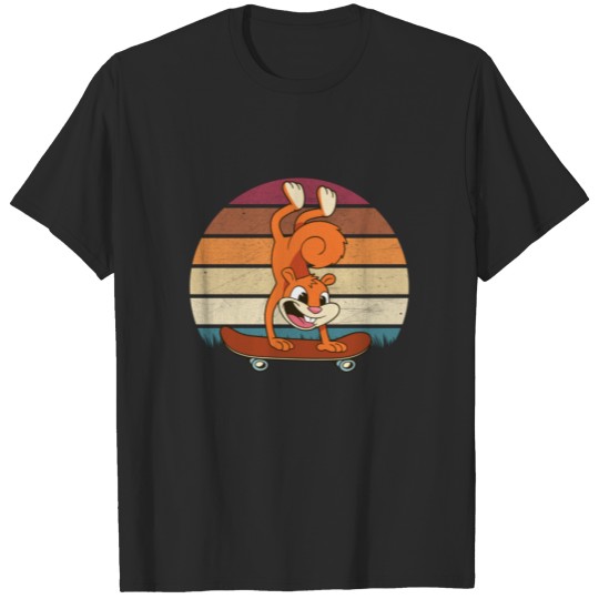 Discover Squirrel Skateboard T-shirt