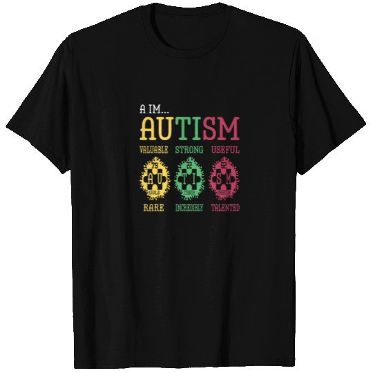 Autism Awareness Puzzle Periodic Table Elements Au T-shirt
