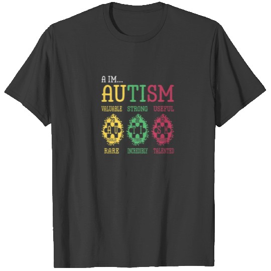 Autism Awareness Puzzle Periodic Table Elements Au T-shirt