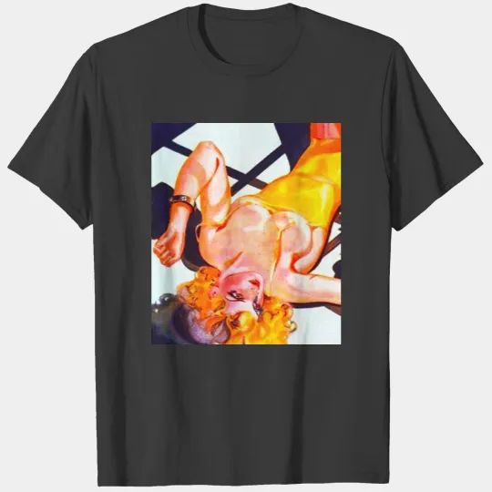 VINTAGE 1930's PULP ILLUSTRATION MAGAZINE COVER T-shirt