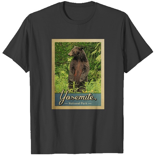Yosemite National Park Vintage Bear T-shirt