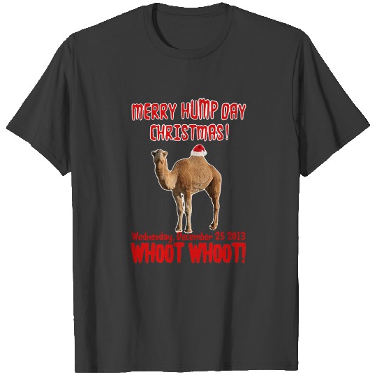 Merry Hump Day Christmas Camel T-shirt