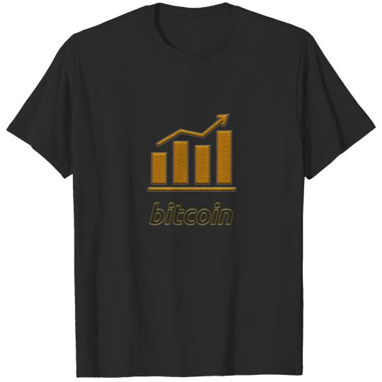 Discover Bitcoin Performance Embroidered T-shirt