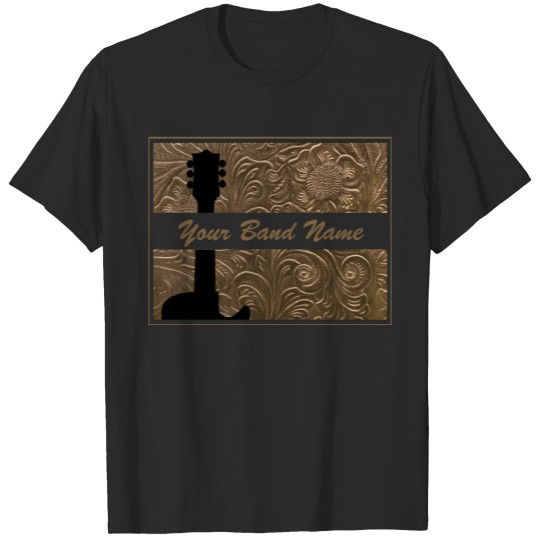Discover Custom Name Band T Country Western Guitar Cowboy T T-shirt