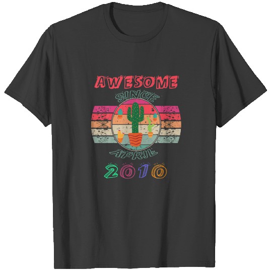Discover 12 Year Old Amazing Since April 2010 ,12Th Birthda T-shirt