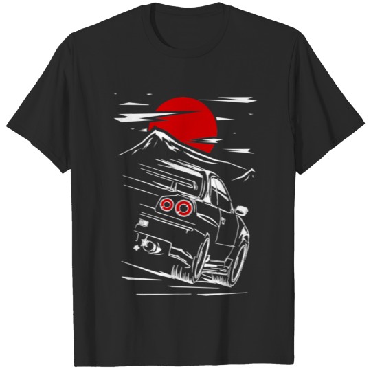 Discover Nissan Skyline GTR 34 Haruna T-shirt