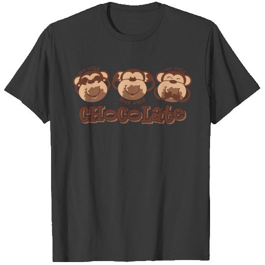 Monkey See Chocolate T-shirt