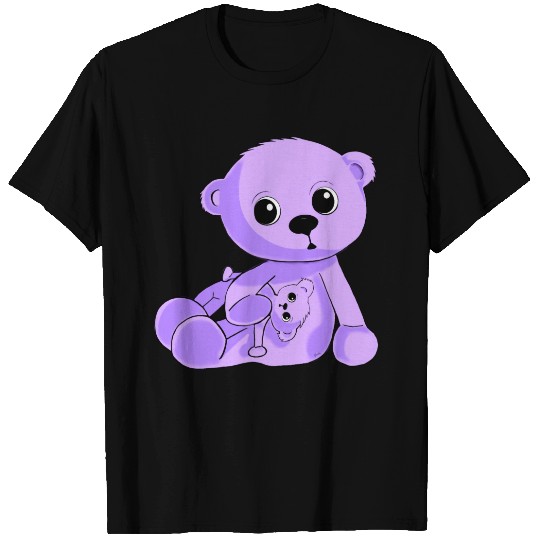 Purple Teddy Bear T-shirt
