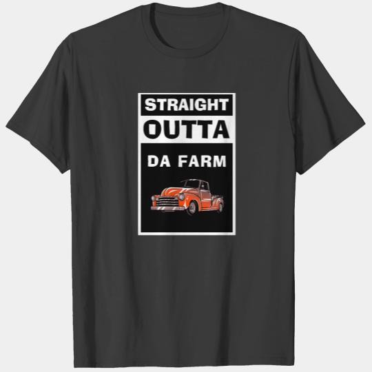 Straight Outta Da Farm 1950's Classic Chevy Truck T-shirt
