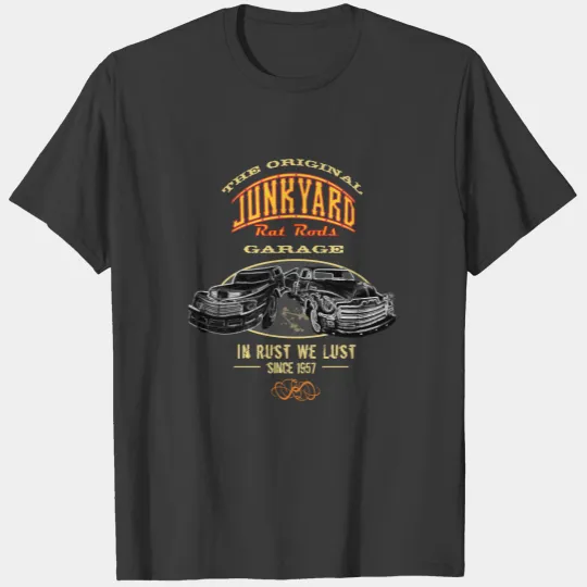 The Original Junkyard Rat Rods Garage Custom Name T-shirt