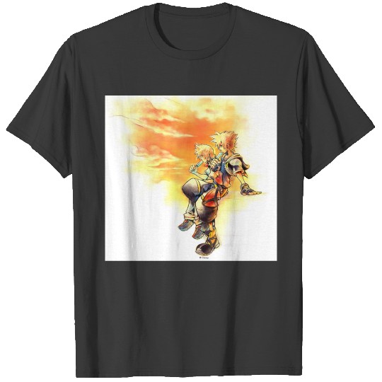 Kingdom Hearts II | Roxas & Sora Eating Ice Pops T-shirt