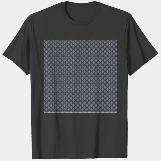 Fleur de lis, pattern,gold,navy blue,vintage,class T-shirt