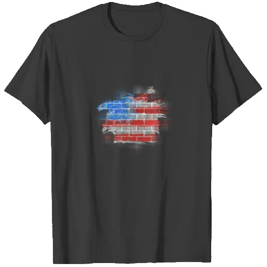 4Th Of July Mens Graffiti 4Th Of July Patriotic T-shirt