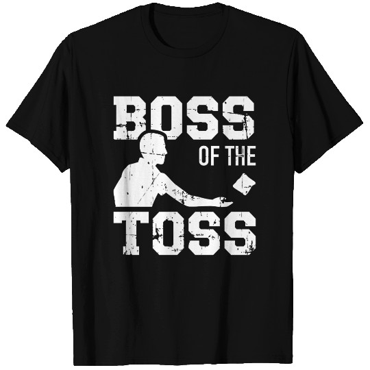 Boss of the toss Cornhole T-shirt
