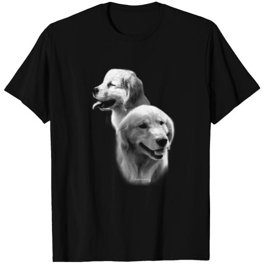Golden Retriever Charcoal 2 T-shirt