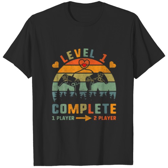 Level 1 Complete Couples For Him Marriage Annivers T-shirt