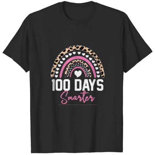 Discover Happy 100 Days Smarter Rainbow Leopard 100Th Day O T-shirt