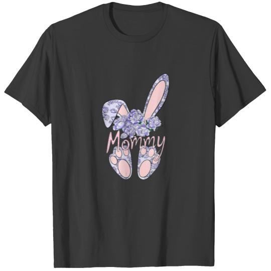 Happy Easter Matching Bunny Family Crew Mommy Bunn T-shirt
