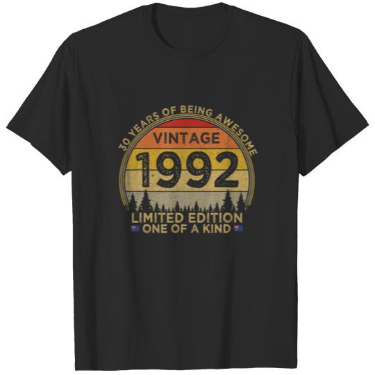 30Th Birthday 1992 Limited Edition Patriotic Vinta T-shirt