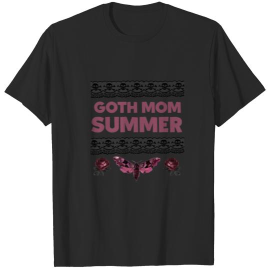 Goth Mom Summer Grunge Esthetic Wiccan Mom Pagan T-shirt