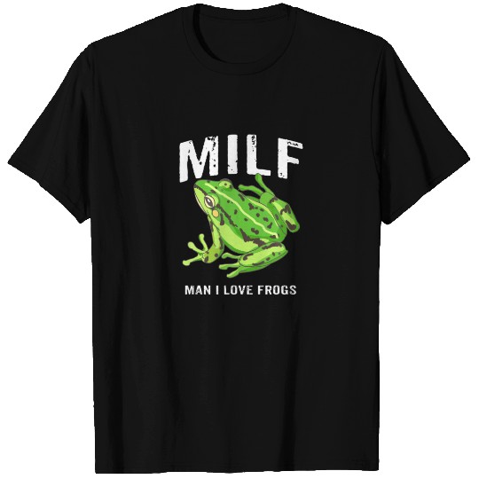 Funny Man I Love Frogs Frog Love T-shirt