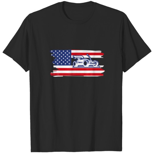 RC Car American Flag Remote Control Patriotic 4Th T-shirt
