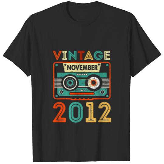 10Th Birthday T Best Of 2012 Retro Cassette Tape T-shirt