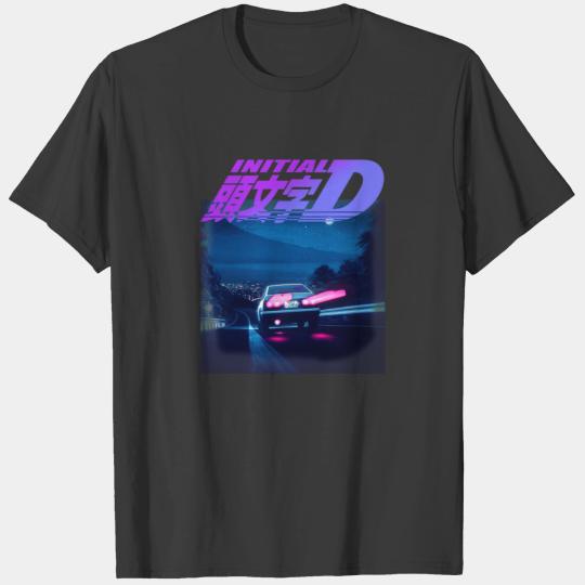Initial D Neon AE86 T-shirt