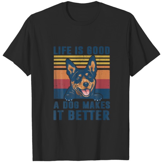Australian Kelpie Dog Gifts Funny Dog Dad Mom T-shirt