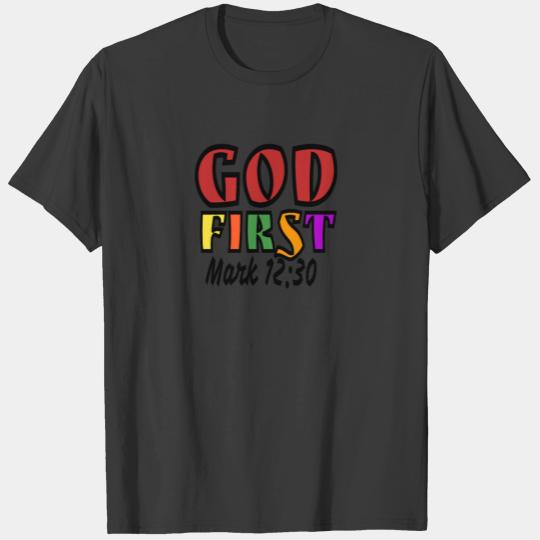 God First Women's V-Neck T-shirt