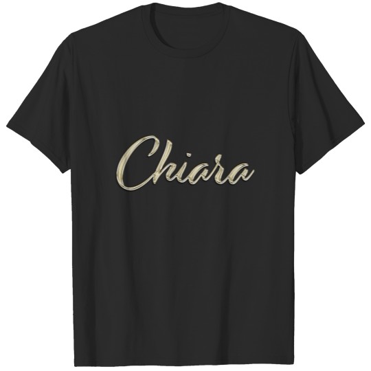 Discover Chiara white gold Handwriting T-shirt