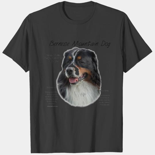 Bernese Mountain Dog History Design T-shirt