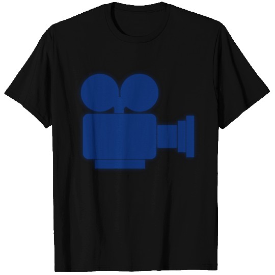 BLUE FILM CAMERA ICON T-shirt