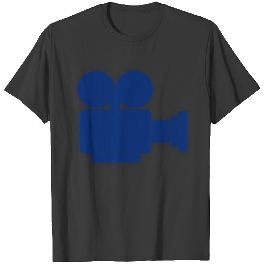 BLUE FILM CAMERA ICON T-shirt