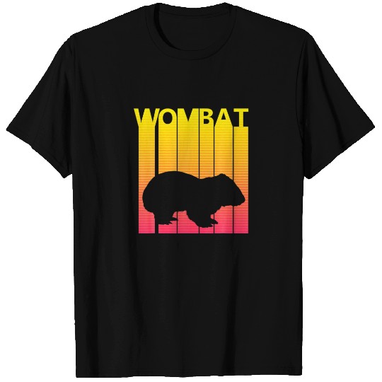 Wombat Animal Retro Costume T-shirt