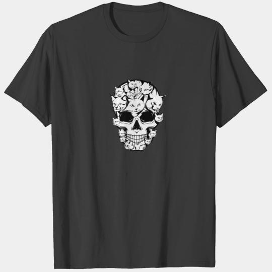 CAT SKULL | Funny Happy Halloween T-shirt