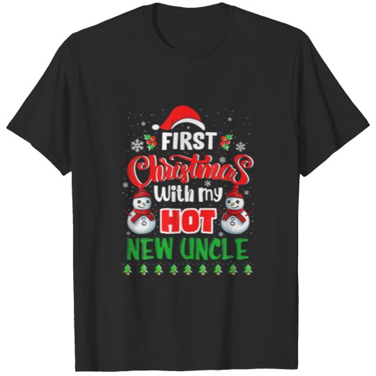 Discover First Christmas With My Hot New Uncle Funny Couple T-shirt