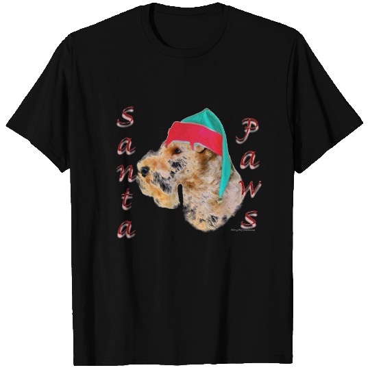 Lakeland Terrier Santa Paws T-shirt