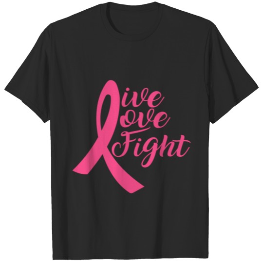 Discover Fight Cancer Print T-shirt