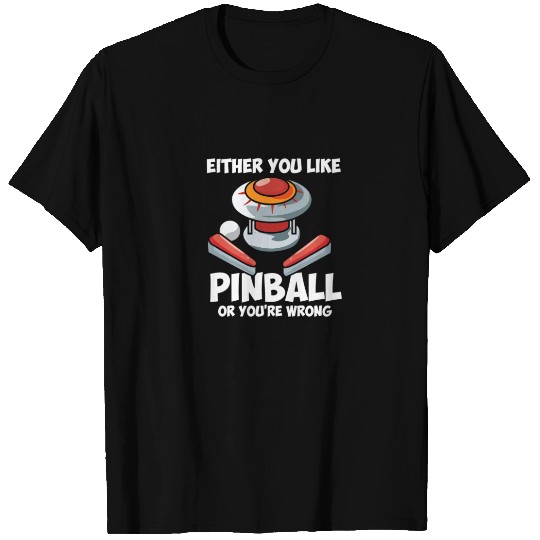 Pinball Funny Retro Arcade Game Machine Lover Gift T-shirt