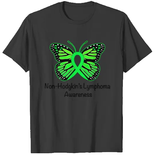 Non-Hodgkin's Lymphoma Awareness: Butterfly T-shirt