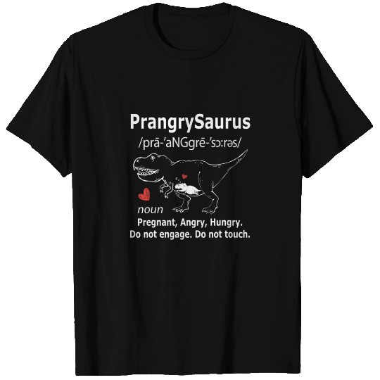Funny Prangrysaurus - Do Not Engage, Do Not Touch T-shirt
