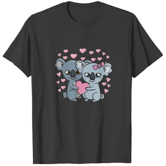 Valentines Day Couple Koalas Cute Koala T-shirt