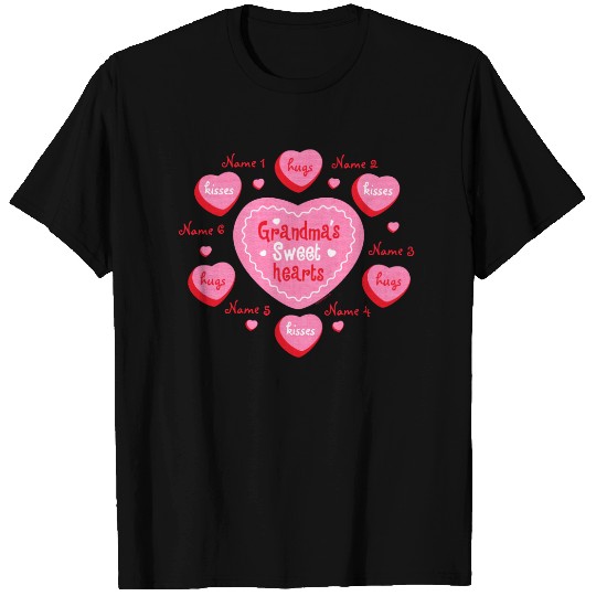Grandma's Sweethearts Personalized T-shirt